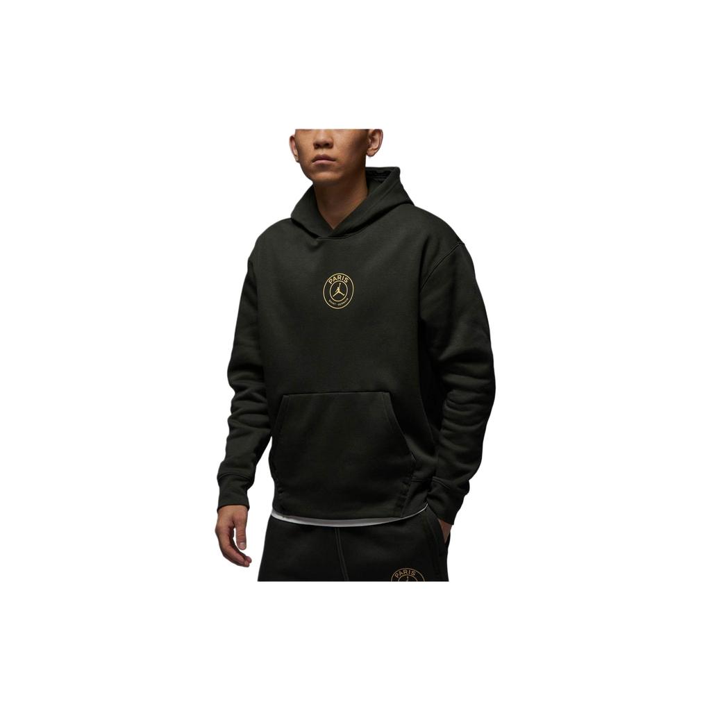 Jordan Solid Color Hooded Fleece Lined Casual Long Sleeved Sweatshirt Men's Sequoia Green FN5327-355