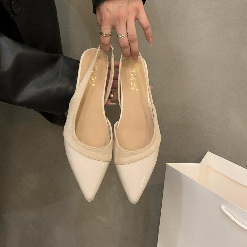 Not Tired Feet! French Versatile Bag Head Sandals Women's Summer Wear 2025 New Commuter Soft Sole Heel One Pedal