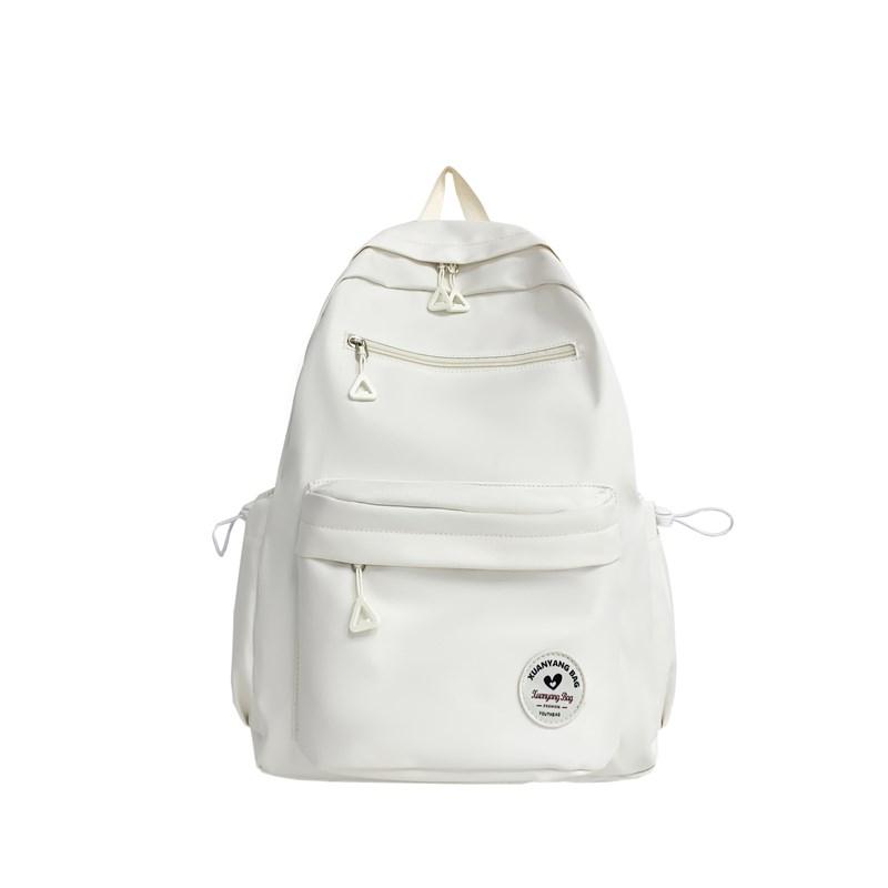 

Школьная сумка большой емкости, женский однотонный рюкзак, легкий студенческий рюкзак, спортивная дорожная сумка бежевый