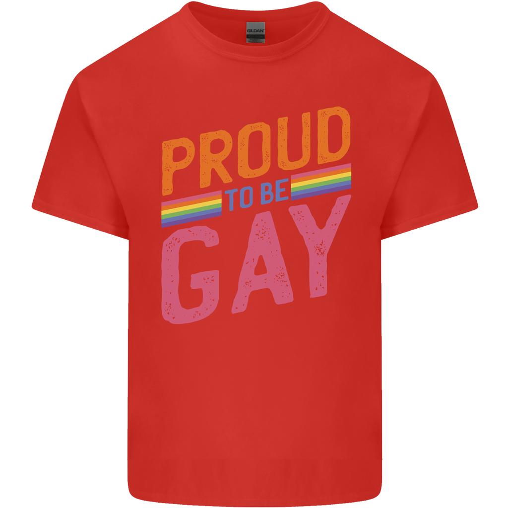 LGBT Pride Awareness Proud To Be Gay Unisexs Light Cotton TShirt