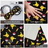 Anime Cartoon Pikachus Front Door Mat Anti-Slip Indoor Quick Dry  Doormat Kitchen Bedroom Entrance Rug Carpet