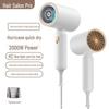 High-speed Hair Dryer with Strong Wind, Blue Light, and Hot/Cold Settings for Quick Drying, Ideal for Home or Salon Use