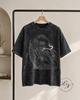 T-shirt Black Clover Lavaggio Minerale, Maglietta Grafica Anime Asta, Camicia Streetwear Vintage Lavata Dark Fantasy Manga Oversize
