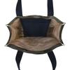 Kusguru Japan Women's Square Tote Bag with Vinyl-Coated Lining, Green