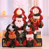 Santa Snowman Pendants Xmas Tree Ornaments Hanging Doll Craft Decor Supplier Christmas Decorations for Home Kids Gift