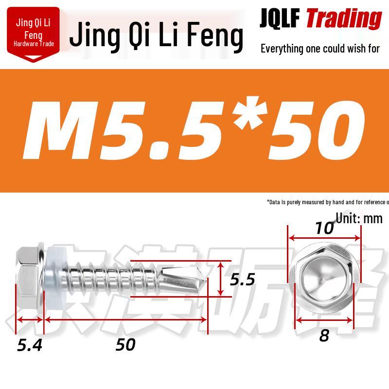 Stainless Steel 410 Hex Self-Drilling Screws for Color Steel Tiles