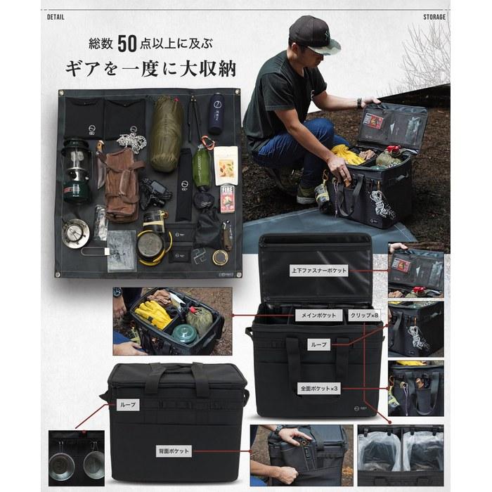 ZEN Camps Soft Container 37L Large Capacity Container Box Tool Box Storage Folding Lightweight Camp Outdoor Gear Case Vehicle Sleeping