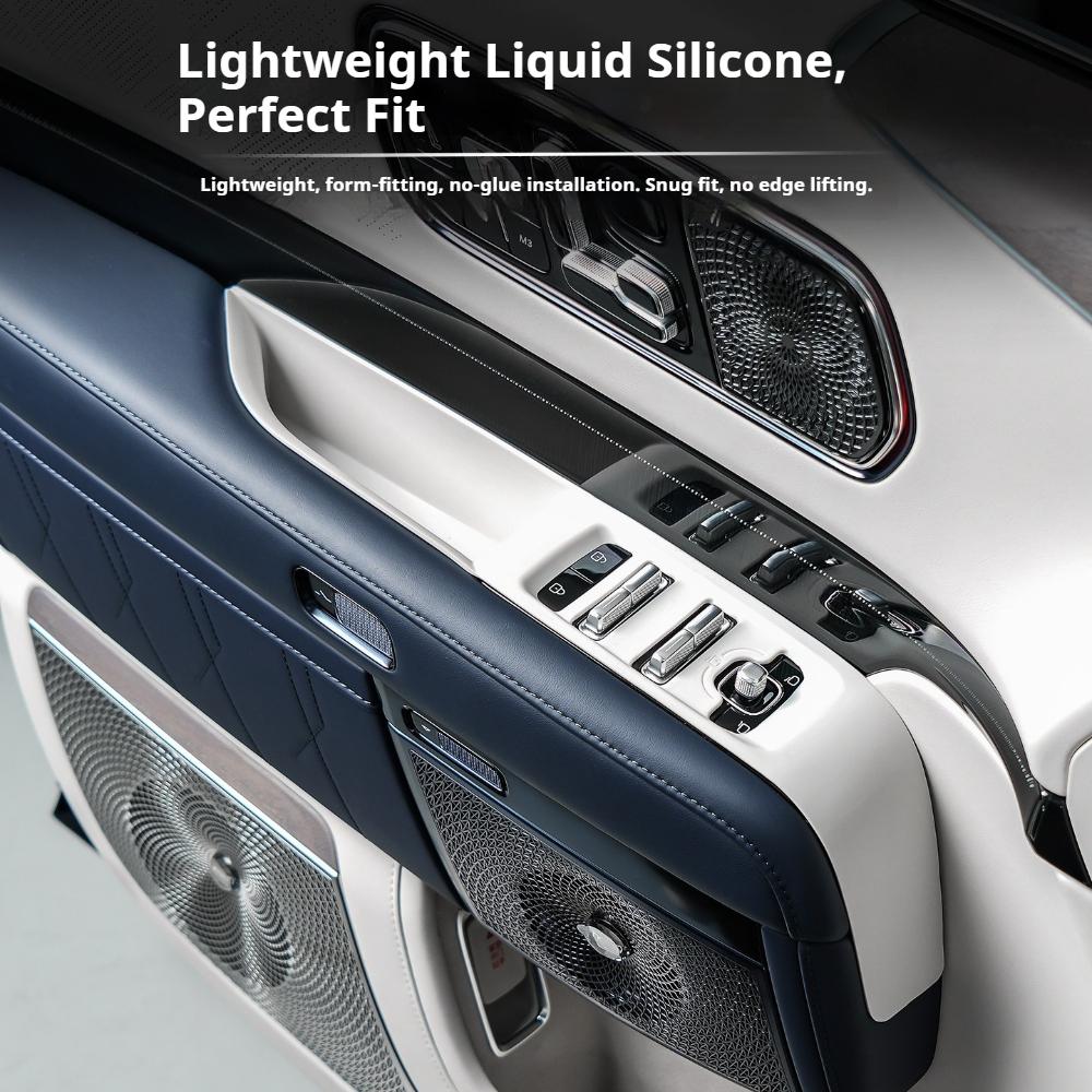 Fit For ZEEKR 9X 2025 Specialized Silicone Window Lifter Panel Armrest Button Panel Frame Sticker Interior Modification Trim