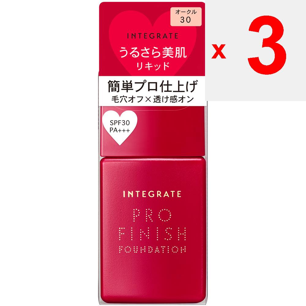 Shiseido INTEGRATE Pro Finish Liquid OC30 30ml Skin Makeup Use after preparing your skin with a makeup base or other foundation. Shake the container w