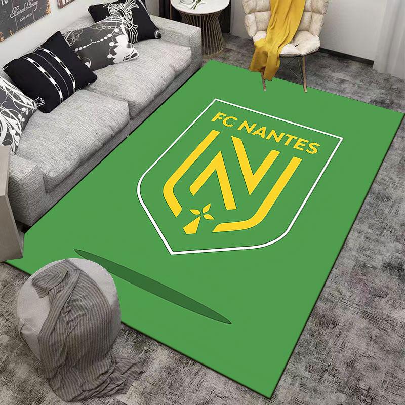 FC Nantes Logo Carpet suitable as a non-slip mat for the living room or bedroom sofa