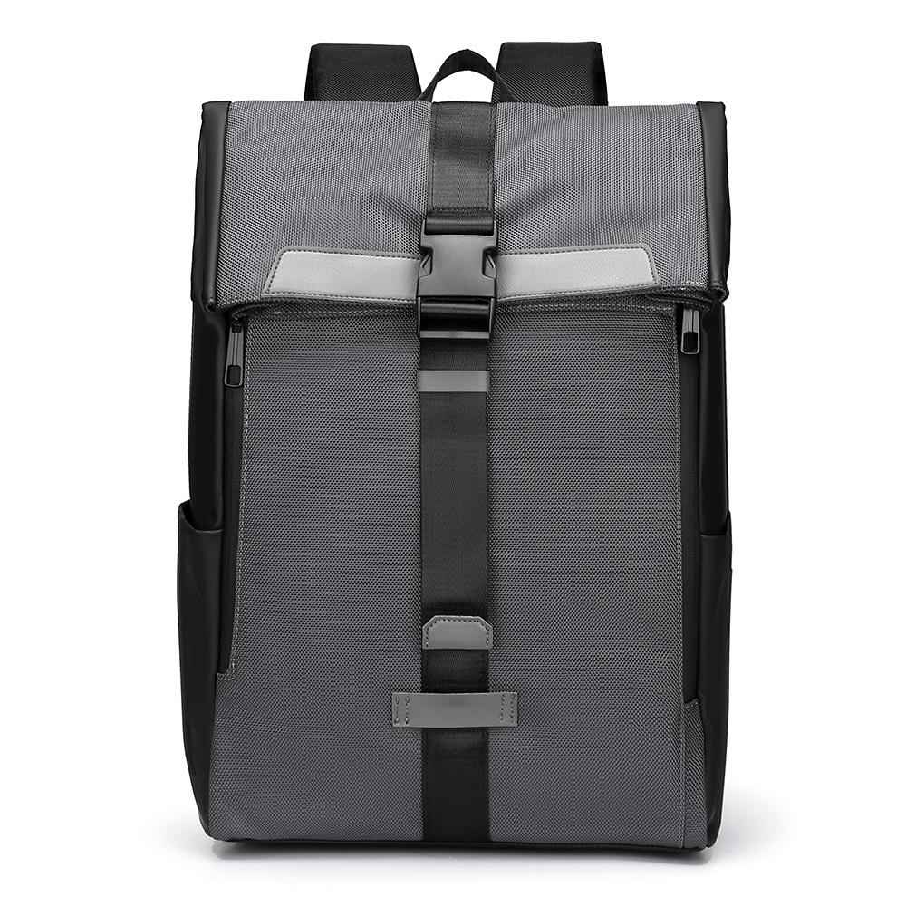 Leather Universal Backpack for Men and Women, Stylish Men's Business Backpack Large Capacity Travel Computer Bag