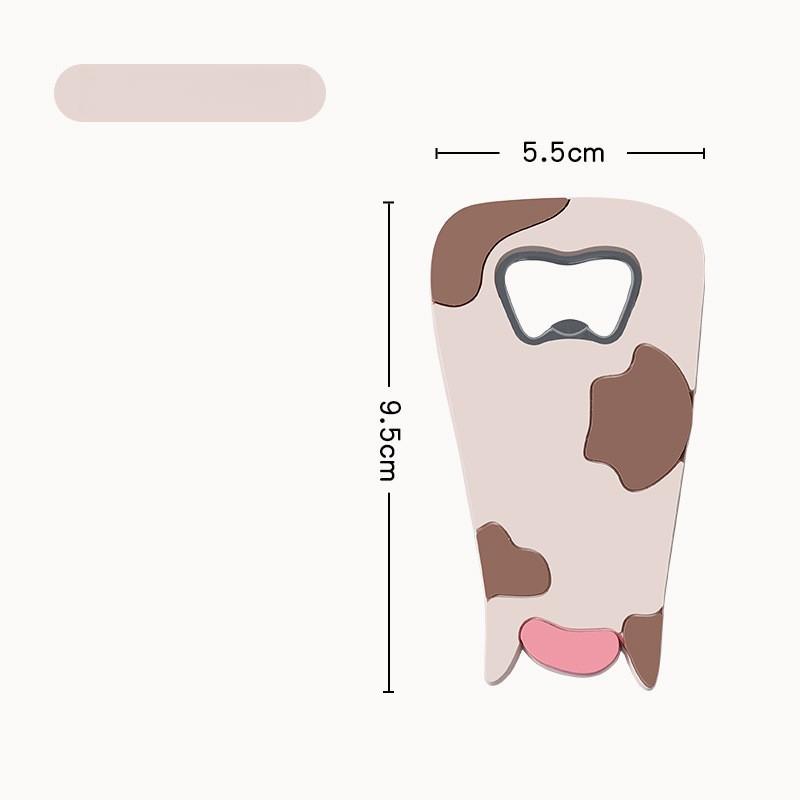 Kreativní domácí otvírák na láhve ve stylu čínských symbolů štěstí, lze přilepit na lednici pro snadné skladování, perfektní jako kreativní dárek
