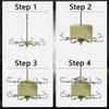 Crab Steel Flap Explosion Hooks 6/8 Claw for Square Bait Squid Fishhook Carbon Easy Carp Fishing Jig Hook Tackle Accessories 260319