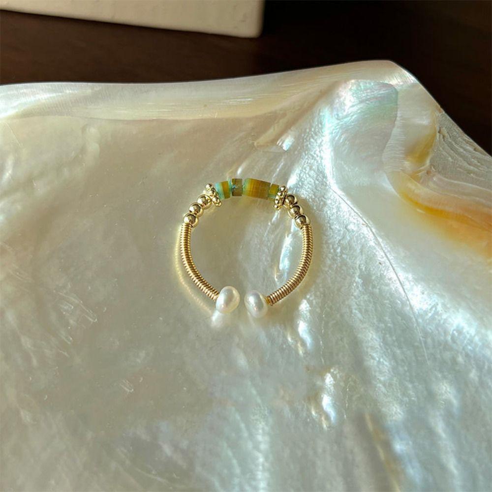 Elegant Cuff Ring Temperament Rabbit Design Opening Ring Personality Valentine's Day Gift  Women