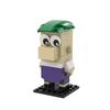 MOC Animation Phineas & Ferb Figure Building Blocks Model Perry the Platypus Bricks Assembly Toys Kids DIY Birthday Gifts