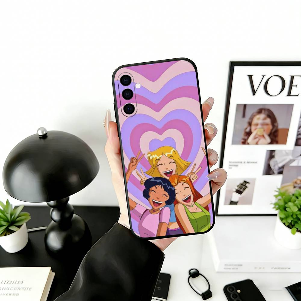 

T-Style Spies Phone Case For Samsung Galaxy A73,A72,A71,A70,A53,A52,A51,Soft Silicone Black Cover Samsung a21