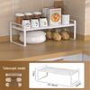 Retractable Layered Storage Shelf - Nail-Free Iron Organizer for Dorms