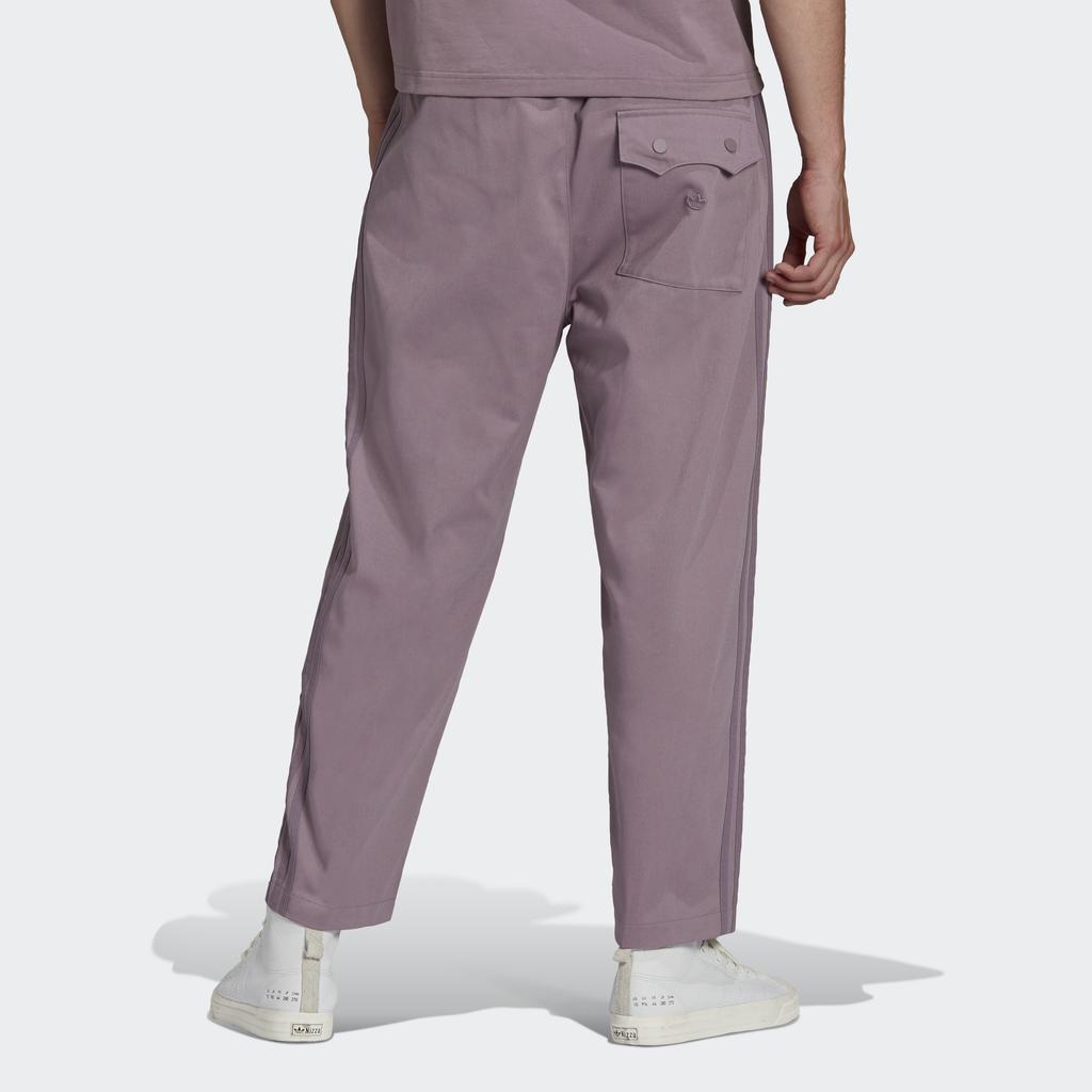 Adidas Originals Trefoil C Twill Pants With Side Stripes Men Bottoms Light-Purple HC8607