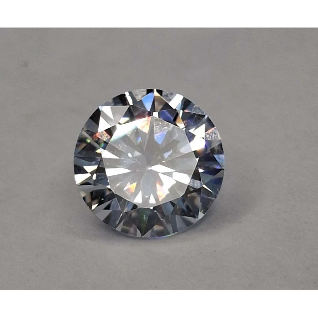 Natural White Zircon Cambodia 3-5 Ct Round Cut Certified Fabulous Gemstone