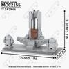 MOOXI Space Wars Movie Throne Military Conference Room Scenario Model Building Block DIY Diorama Bricks For Kids Montessori Toys