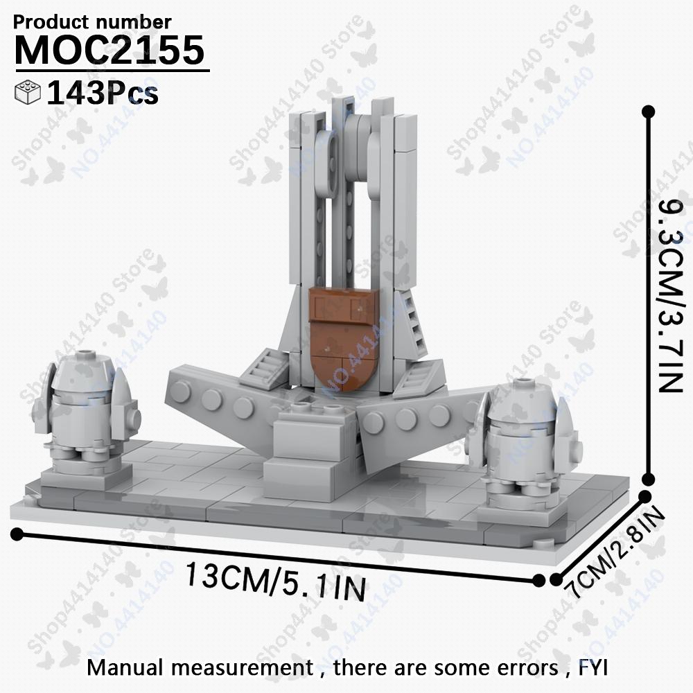 MOOXI Space Wars Movie Throne Military Conference Room Scenario Model Building Block DIY Diorama Bricks For Kids Montessori Toys