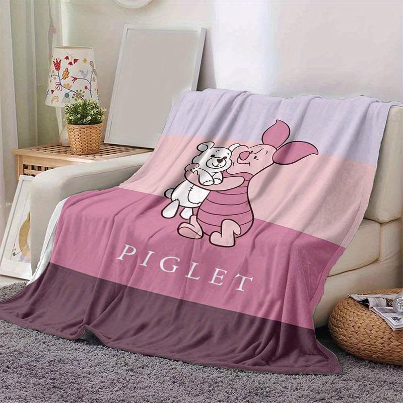 

1pc Piglet & Pooh Bear Hug Throw Blanket Cozy Home Decor, Couch Cover, Outdoor, Gift for Friends, Soft Blanket for Bed, Living Room, Travel 80cmx120cm