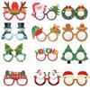 Christmas Deer Paper Glasses Party Photo Props For Kids Holiday Decor Set Of 12