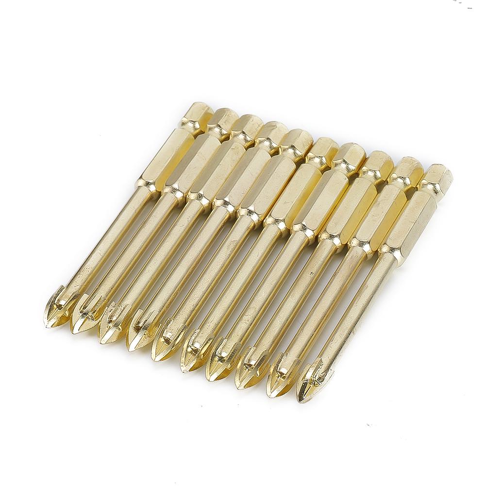 2025 New Best Hot Sale Ceramic For Glass Granite Marble Multi-Material Porcelain Tile Drill Bits Set 10pcs 6mm
