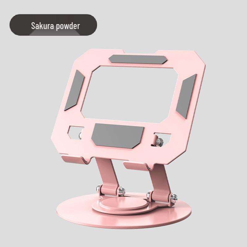 Suport metalic pliabil rotativ la 360° pentru laptopuri, tablete și telefoane