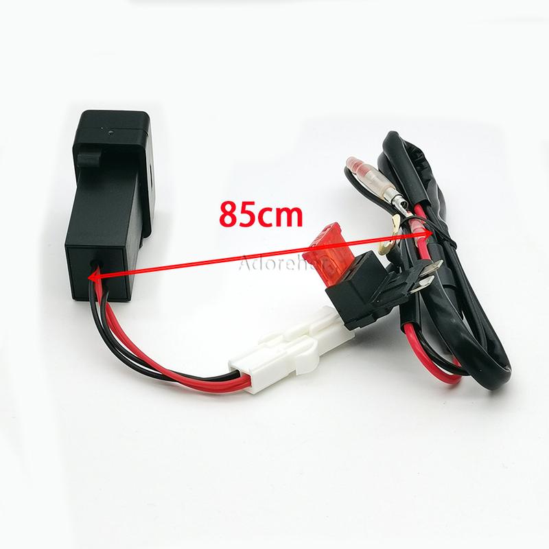 1PC Car Phone Charger USB QC3.0 Charger Dual Interface Socket Plug Used For Isuzu 700P KV100 KV600 Accessories
