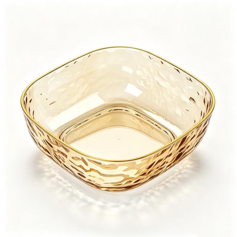 BAILOCK Light Luxury Gold Rim Fruit Plate