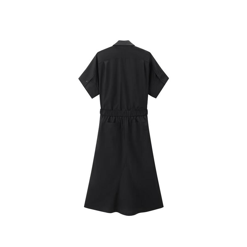 Peacebird Women's Workwear Lapel Long Summer Dress
