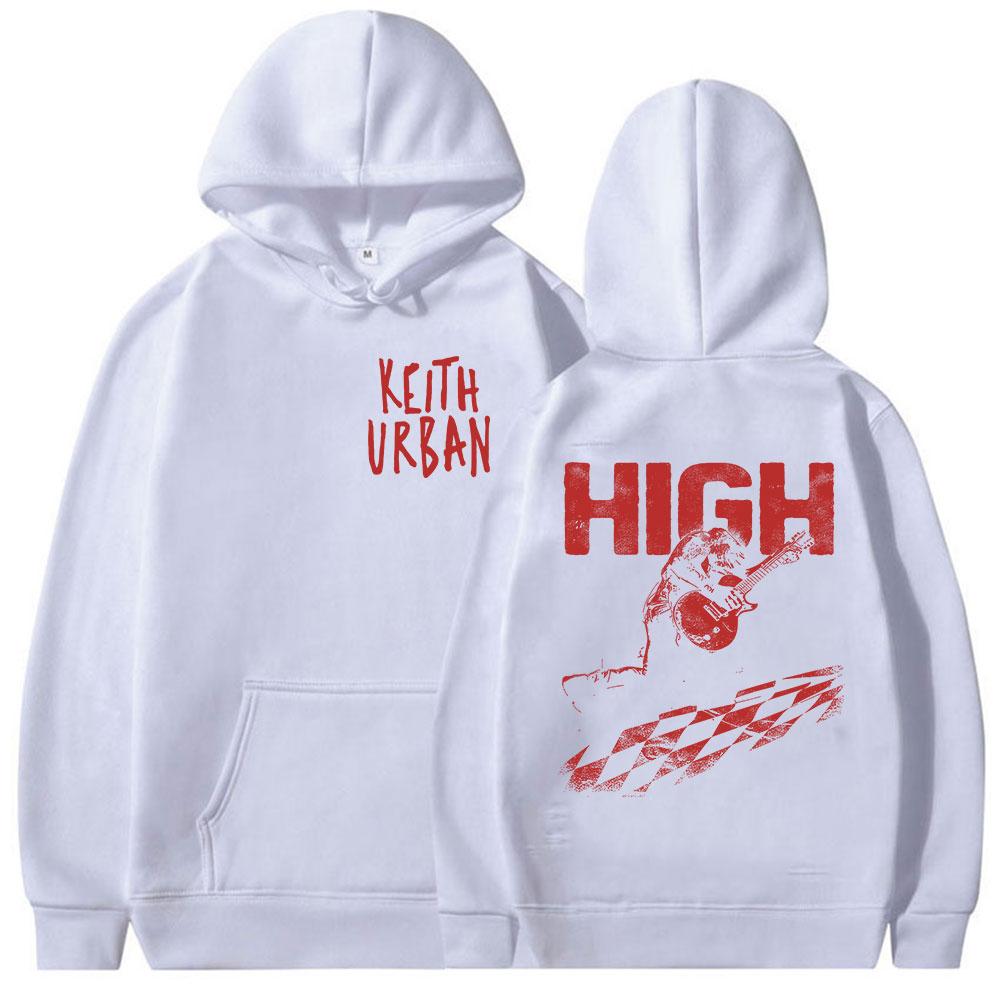 Sänger Keith Urban Album Merch Kapuzenpullover Gothic Herren Hip Hop Herbst Winter Print Hoodie