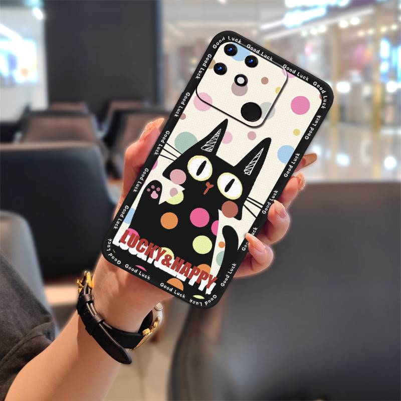 Back Cover Cartoon Phone Case For OPPO Realme Narzo 50A Dirt-resistant Durable TPU Waterproof Fashion Design Phone Pouch