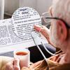 Portable 5X Magnifying Glass 13cm Sewing Accessories Hands Free Magnifying Glass HD Optical Glass Lenses Embroidery Magnifier