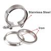 Universal For Exhaust Clamp and Flanges Kit 2.5 inch Stainless Steel