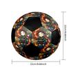 Soccer Ball Colorful Machine Stitched PVC Size 5 Team Training Competition Ready Durable High-Bounce Cool Sports Gift
