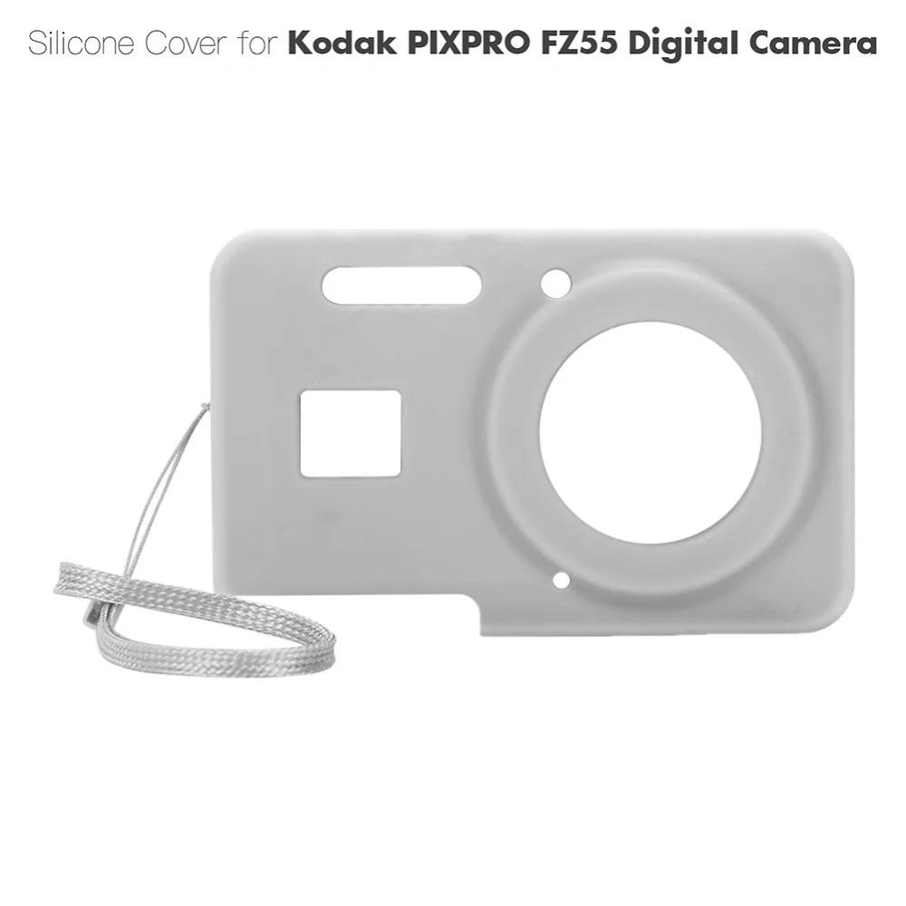 

For KODAK PIXPRO FZ45 FZ55 Soft Silicone Protective Case with Lanyard Slim Fit Camera Bag Camera Sleeve Camera Accessories