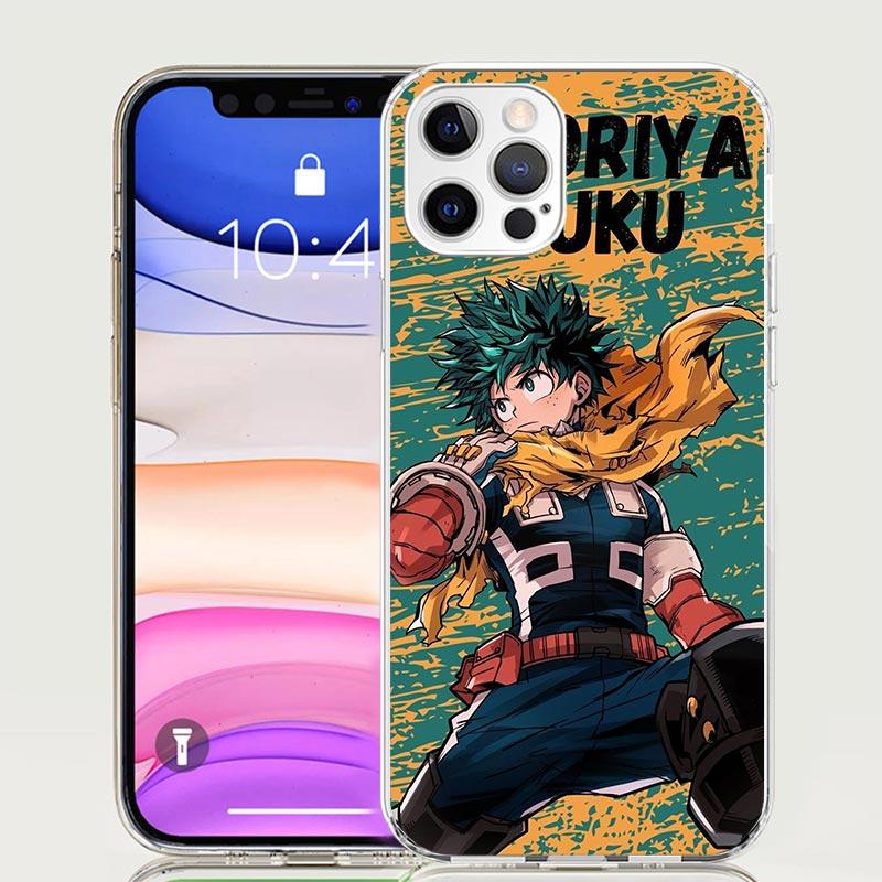 Midoriya Izuku Deku MHA My Hero Phone Case For iPhone 17 Air 16 15 Plus 11 14 Pro Max 13 Mini 12 7 8 + SE Pattern Art Customized