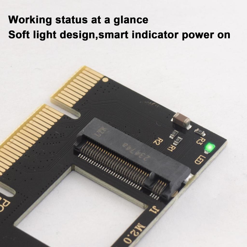 Duttek M2 PCIE Converter Adapter NVME X16 NVME PCIe X4 Adapter for NVMe Solid State PCIE X16 NVME Protocol Expansion Card M.2 PCI-e 4.0