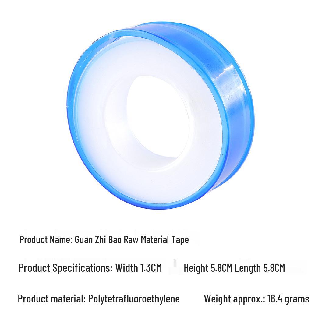 Raw Material Non-stick Tape - 20 Meters, 100 Rolls, No-Leak Polytetrafluoroethylene Sealing Tape for Decoration