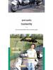 Detachable Electric Vehicle Canopy: Fully Retractable Folding Awning for Motorcycle Sunshade, Windproof, and Rainproof.