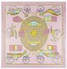 Luxury Brand Twill Silk Scarf Pumpkin Court Carriage Square Scarf New Design Print Kerchief Women Neck Shawl Wraps 130cm
