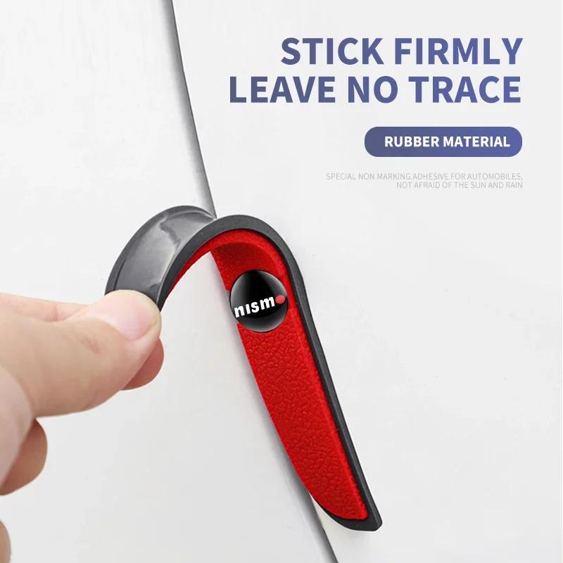 4pcs Car Door Protector Guard Strip For Nissan Nismo Qashqai J10 J11 Juke Micra X Trail Leaf Sentra Patrol Y61 Note Tiida Rogue