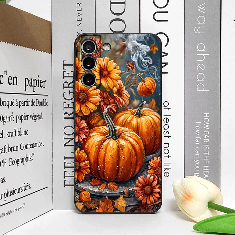 Retro Pumpkin Maple Leaf Flower Phone Case for Honor Huawei 200 Lite 100 400 PRO 80 90 70 X9 X8 Magic 7 6 Lite 5 Pro Soft Cover