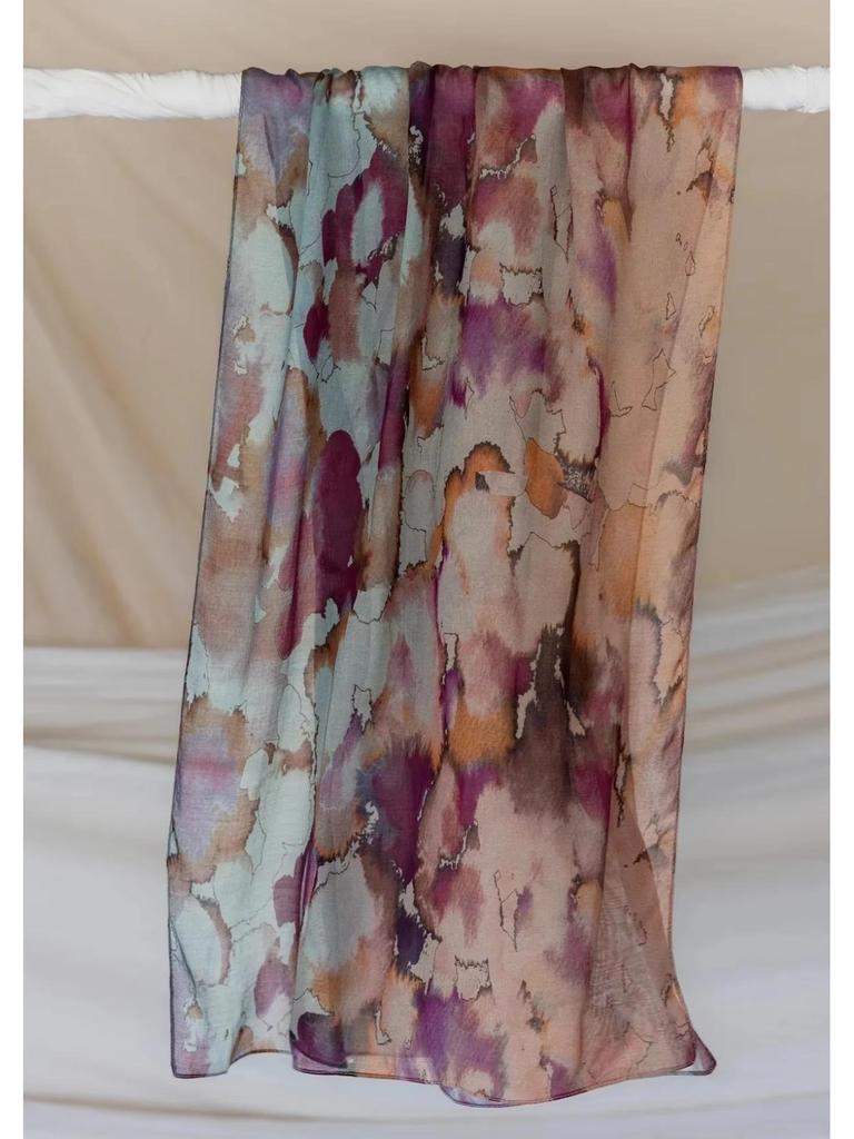 Floral Ethnic Women’s Breathable Modal Rayon Headscarf