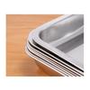 Su Shi 304 Stainless Steel Flat Square Tray