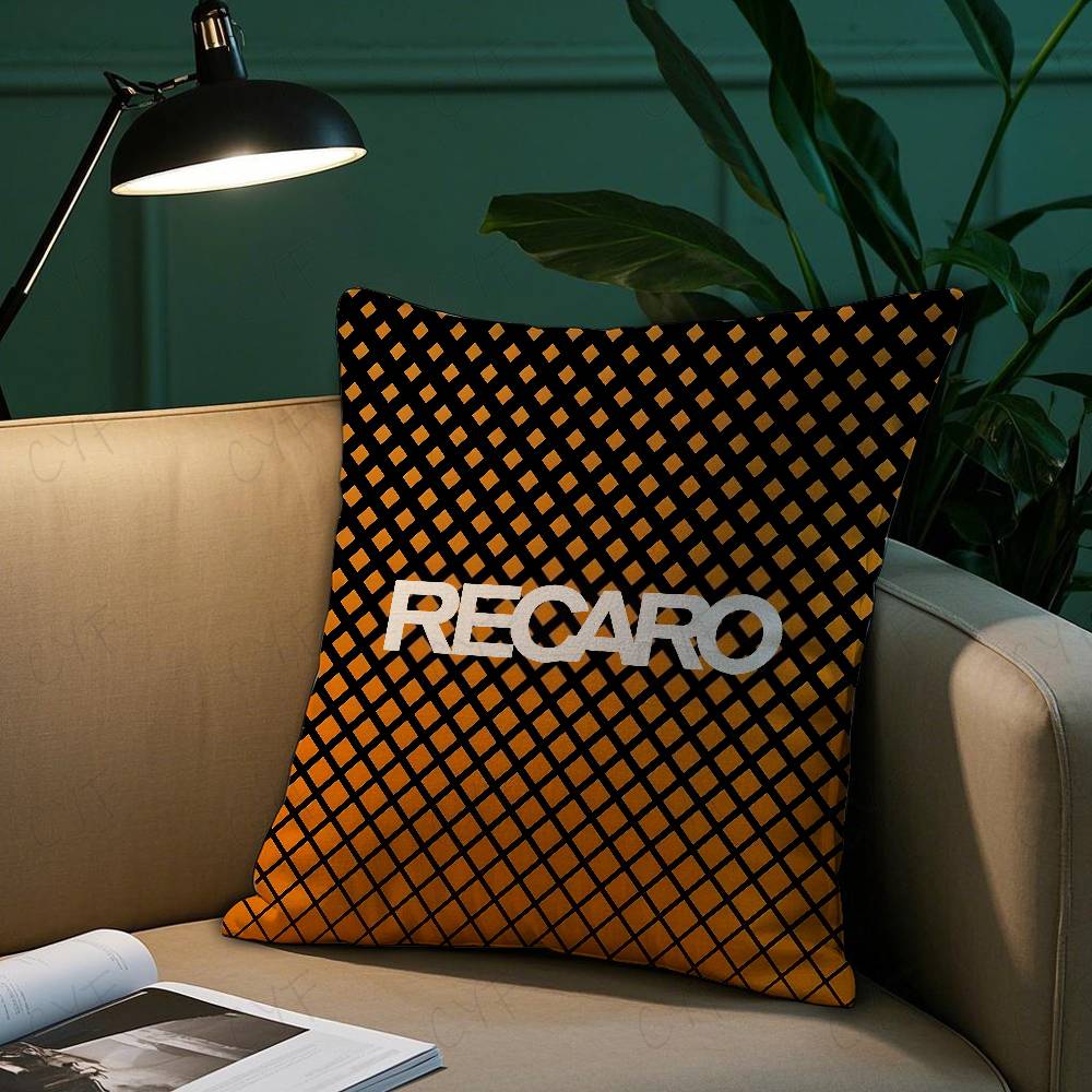 Mode Anime R-Recaro Kissenbezug Milbendichter Kissenbezug Unsichtbarer Reißverschluss Seidig kurzer Plüsch Sofakissenbezug