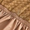 Living Room Without Armrests Skirt Sofa Bed Cover Thickened Terry Grid Elastic Folding Sofa Cover All-Inclusive Universal