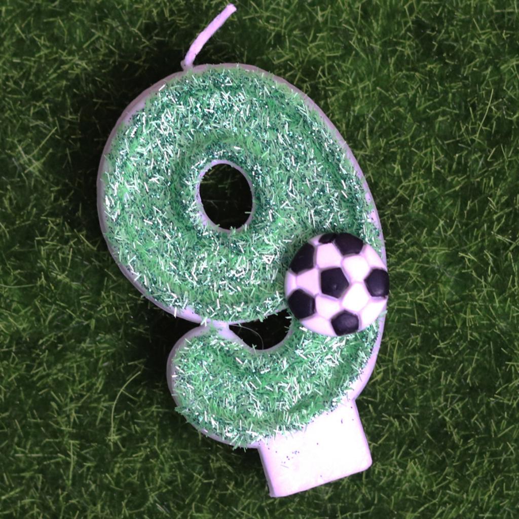Creative Football Digital Birthday Candles